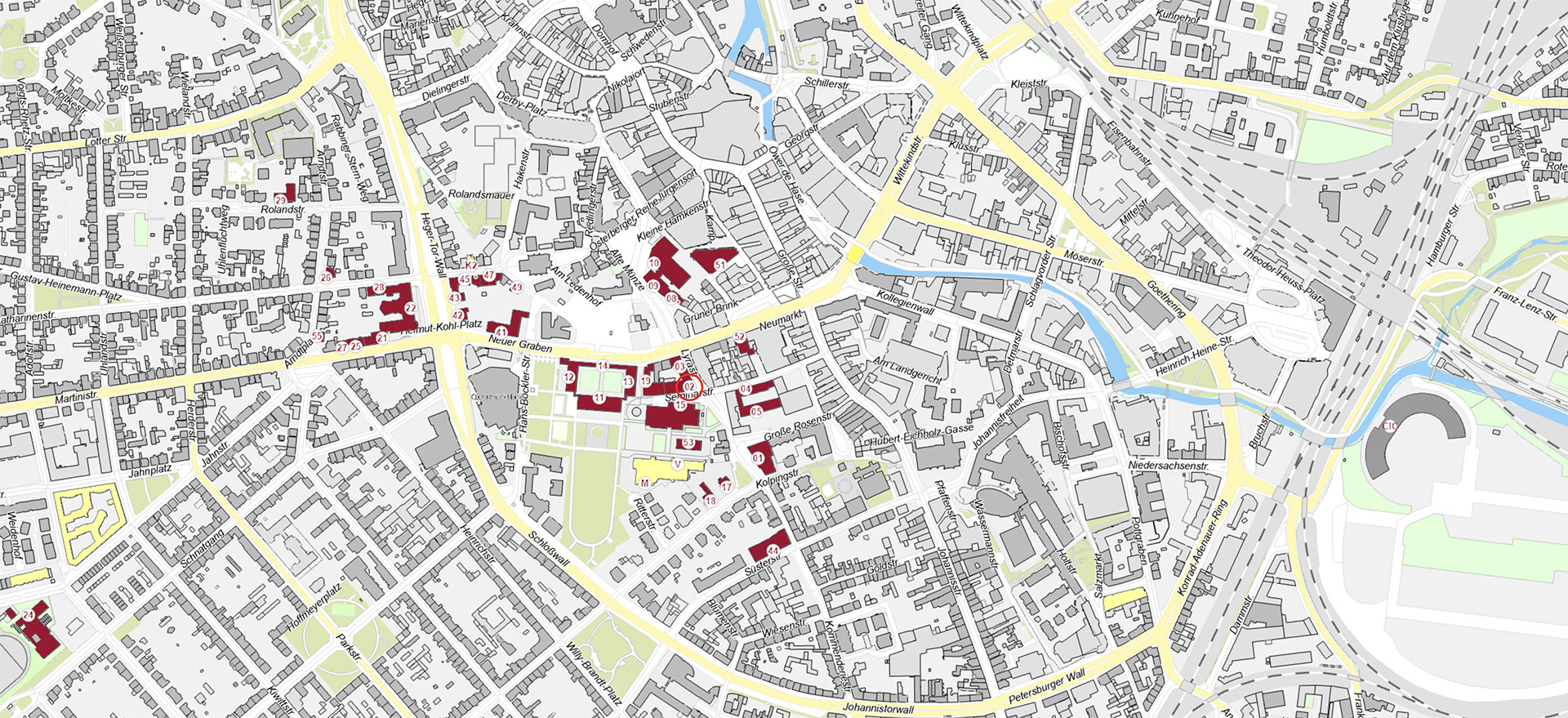 anfahrt karte uni osnabrueck dgfg geographie connect convention