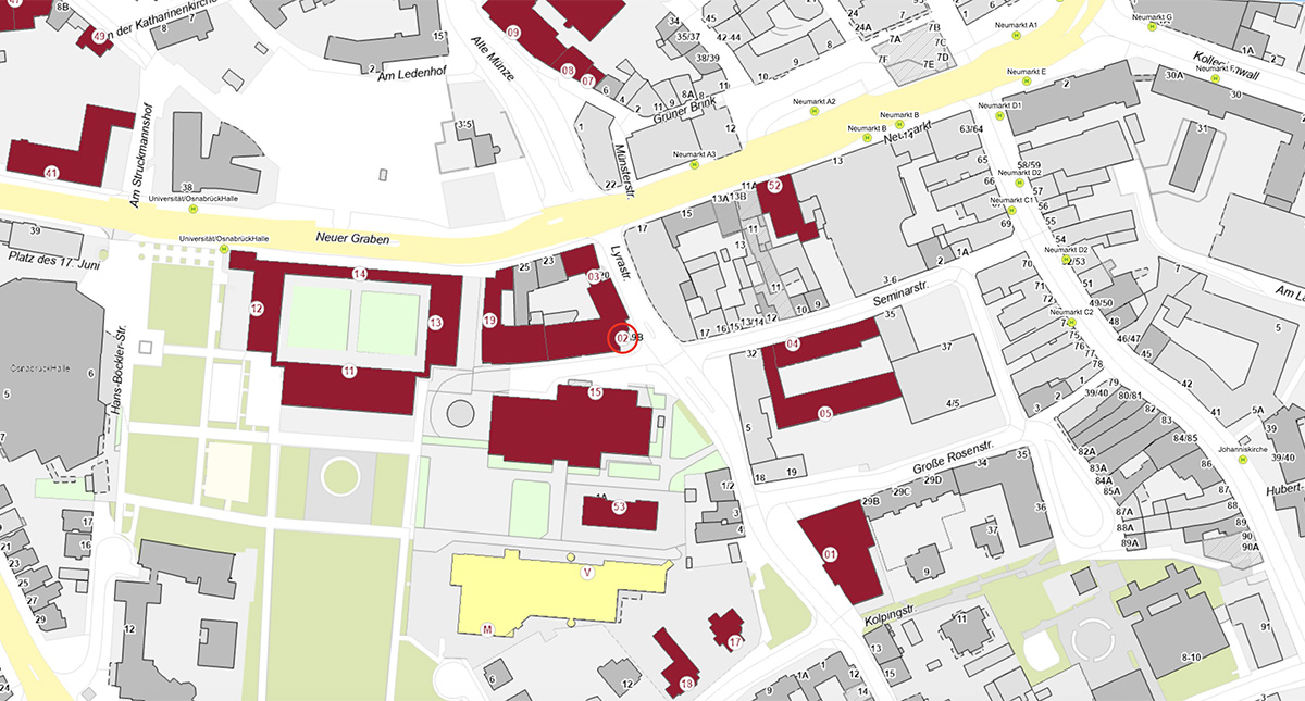 anfahrt karte uni osnabrueck geographie dgfg gcc